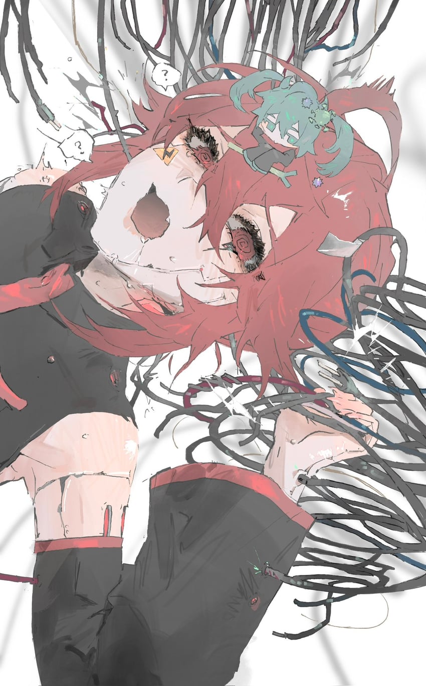 hatsune miku and kasane teto (vocaloid and 1 more) drawn by le_(szs0k)