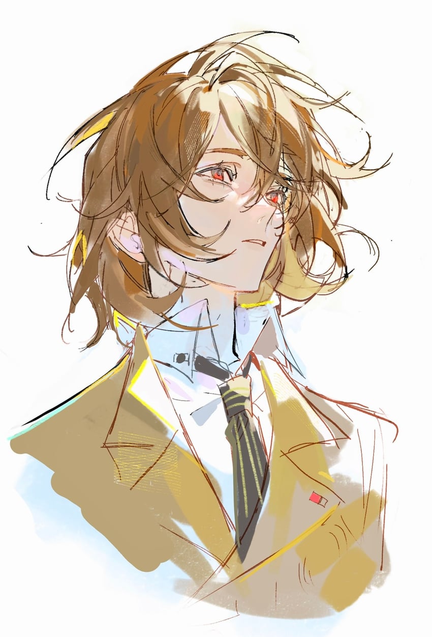 akechi gorou (persona and 1 more) drawn by binxngchng1