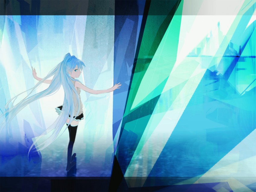 hatsune miku (vocaloid and 1 more) drawn by kazune_(baumkuchen)