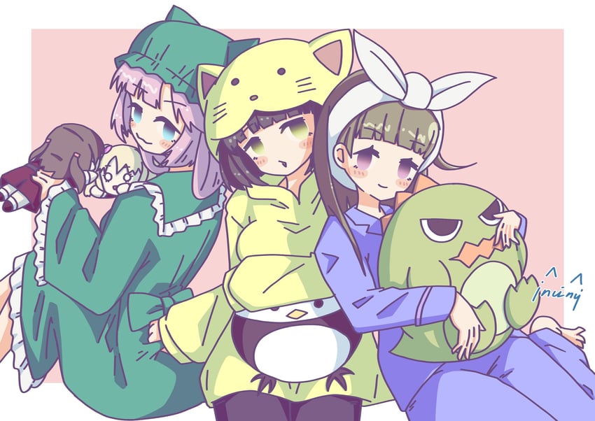 fujishima megumi, osawa rurino, momose ginko, anyoji hime, kachimachi kosuzu, and 2 more (love live! and 1 more) drawn by inuinui_paint