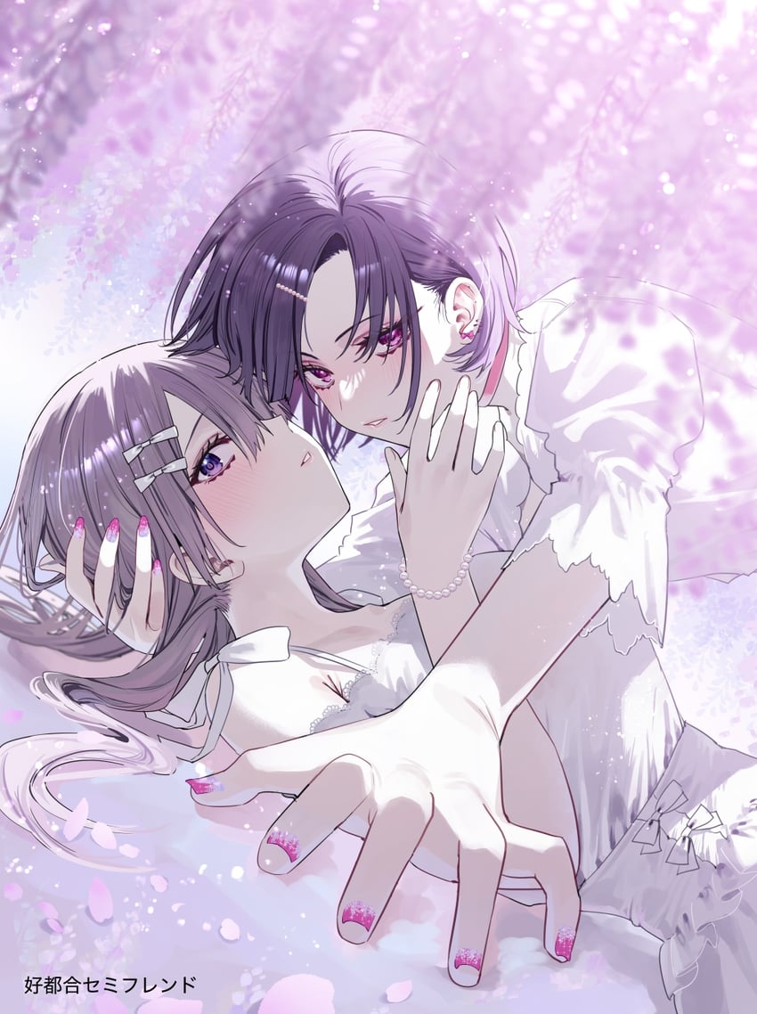 hamanasu ruka and kuruma suuna (koutsugou semi-friend) drawn by chigusa_minori