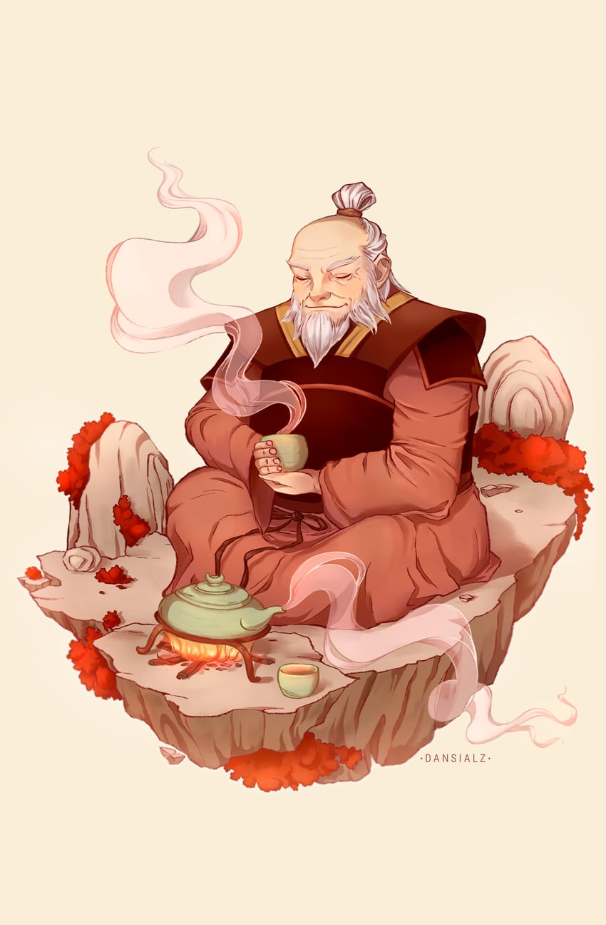 iroh (avatar legends and 1 more) drawn by dansialz