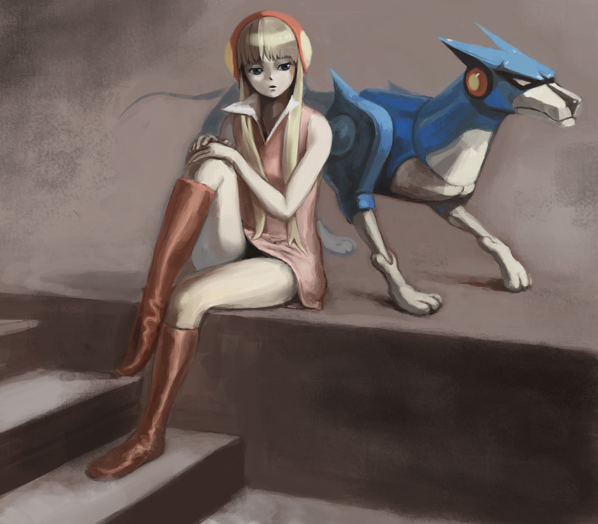 friender and kouzuki luna (casshern and 1 more) drawn by mutti_(stamm)