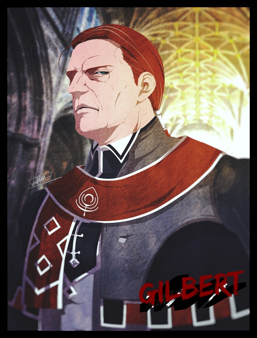 gilbert pronislav (fire emblem and 1 more) drawn by josh_rayda