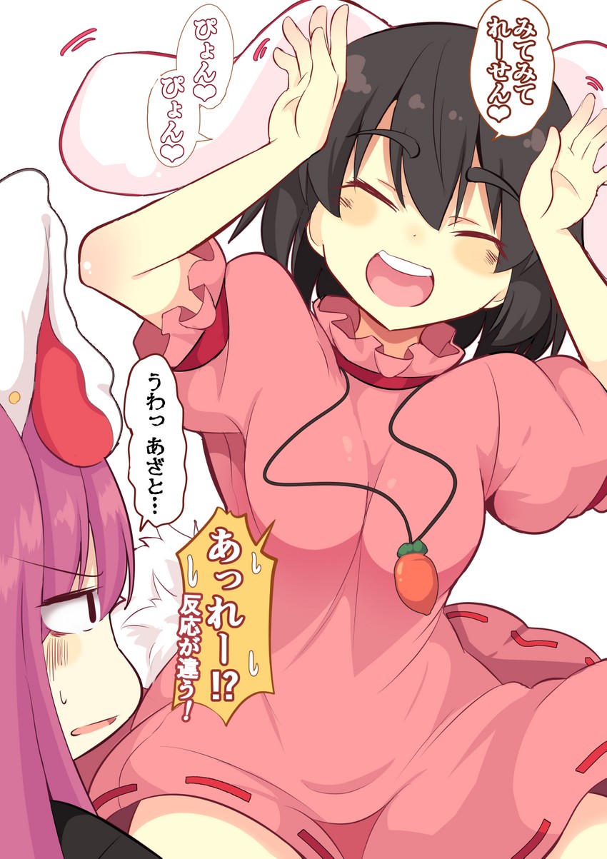 reisen udongein inaba and inaba tewi (touhou) drawn by lolimate