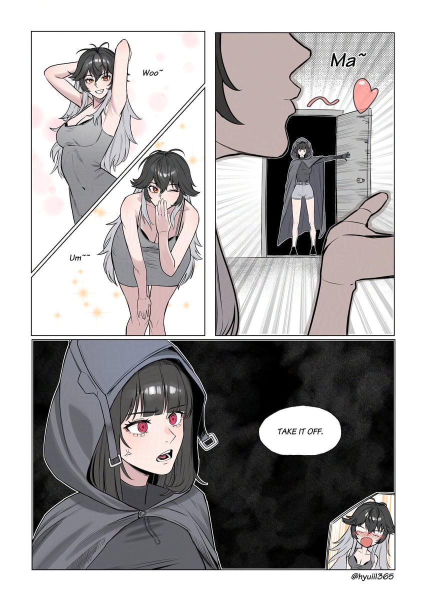 d and k (goddess of victory: nikke) drawn by hyuiil365