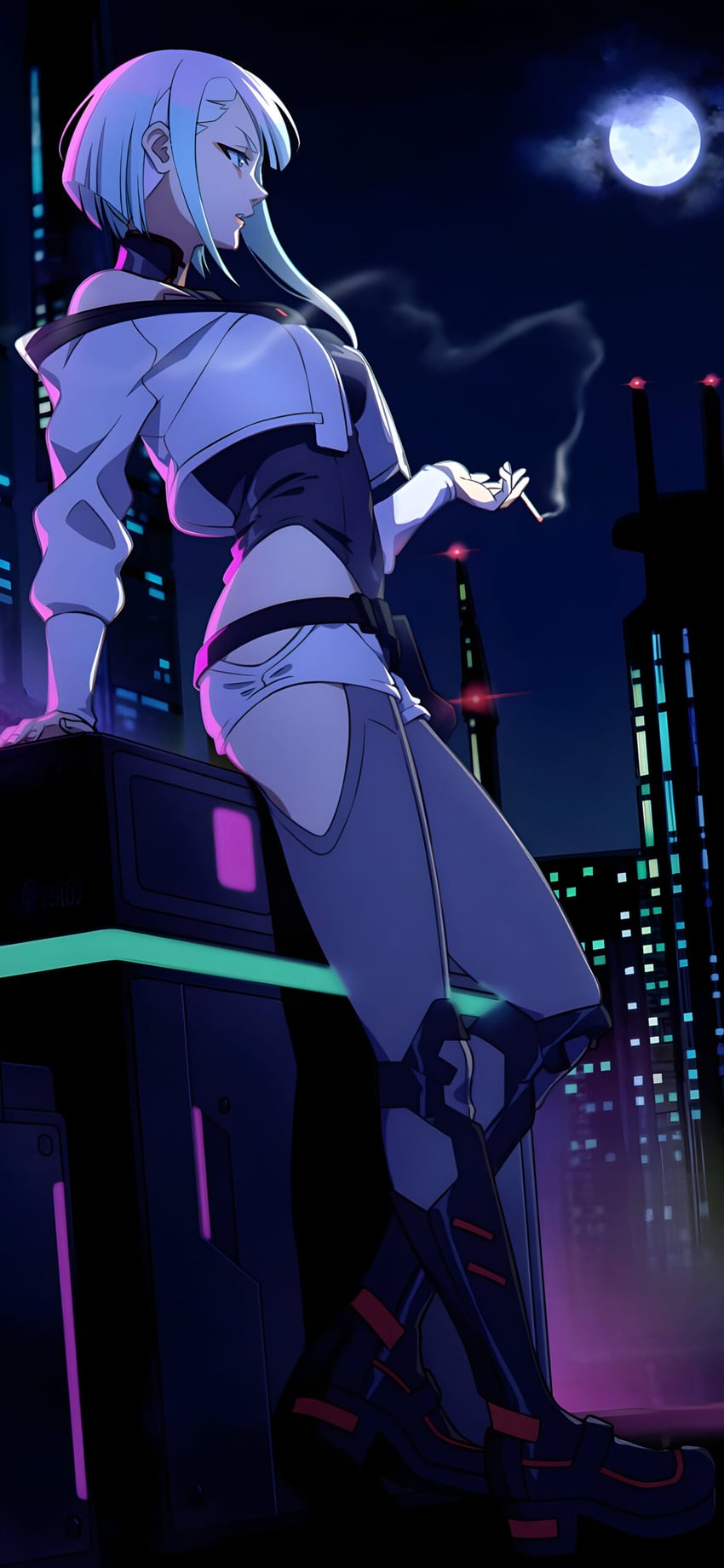 lucy (cyberpunk and 1 more) drawn by girugiru_(tektonics6588)