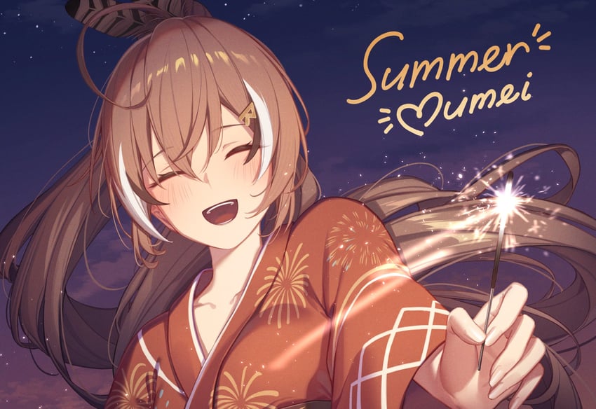 nanashi mumei (hololive and 1 more) drawn by resu_desu