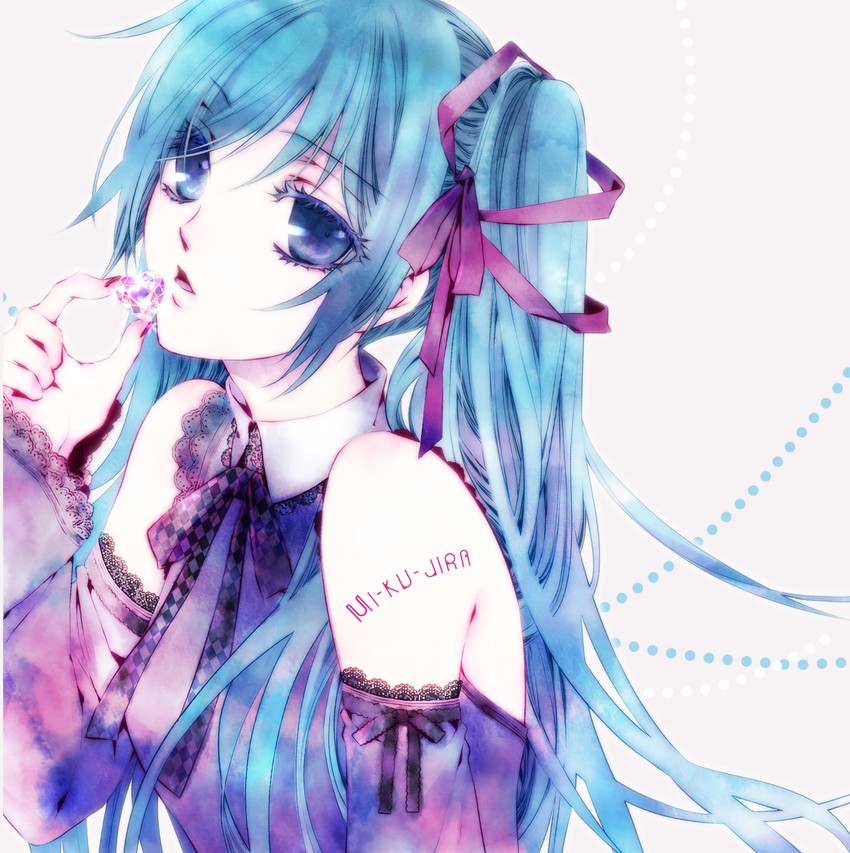 hatsune miku (vocaloid) drawn by stechen