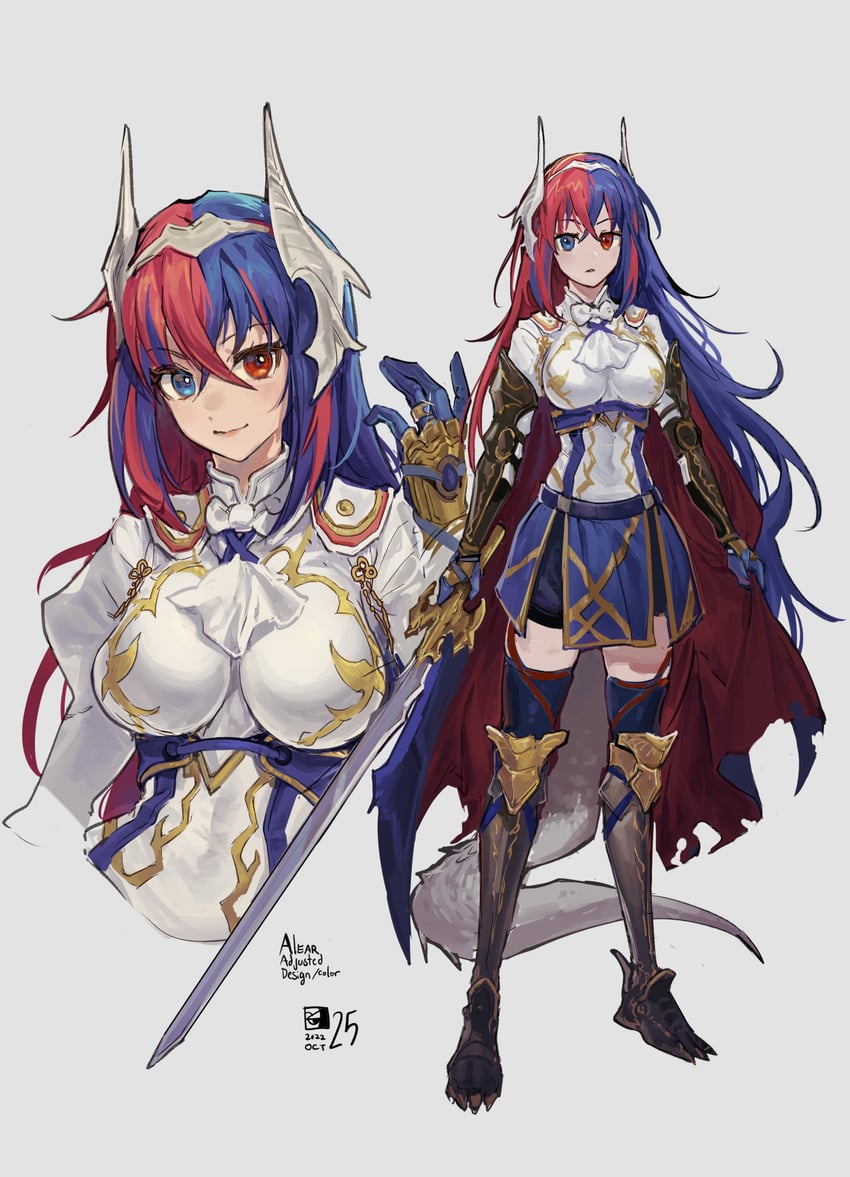 female alear (fire emblem and 1 more) drawn by velahka