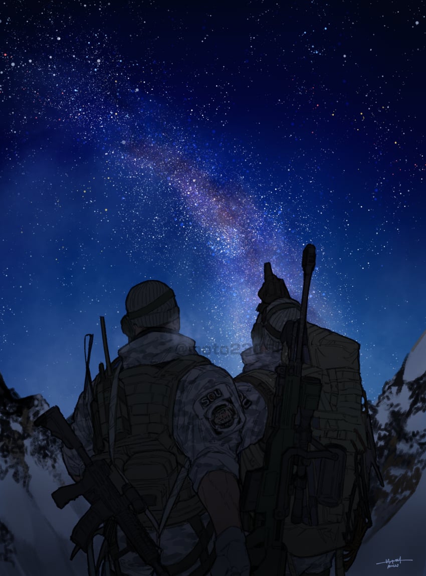 chris redfield and piers nivans (resident evil and 1 more) drawn by moto23059