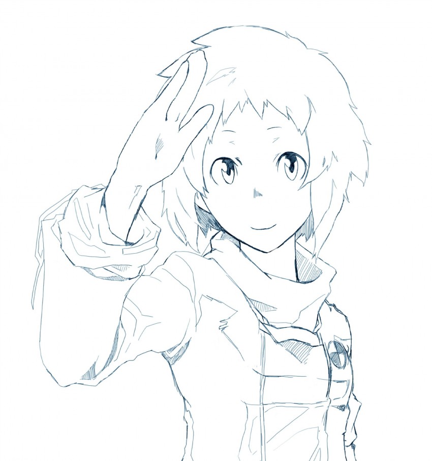 yamagishi fuuka (persona and 1 more) drawn by usuke_(hcd)