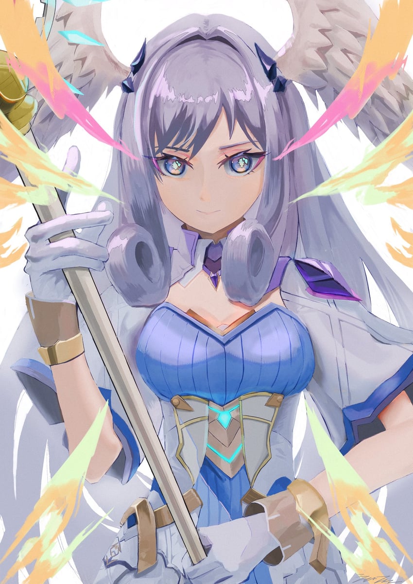 melia antiqua (xenoblade chronicles and 1 more) drawn by bakuros