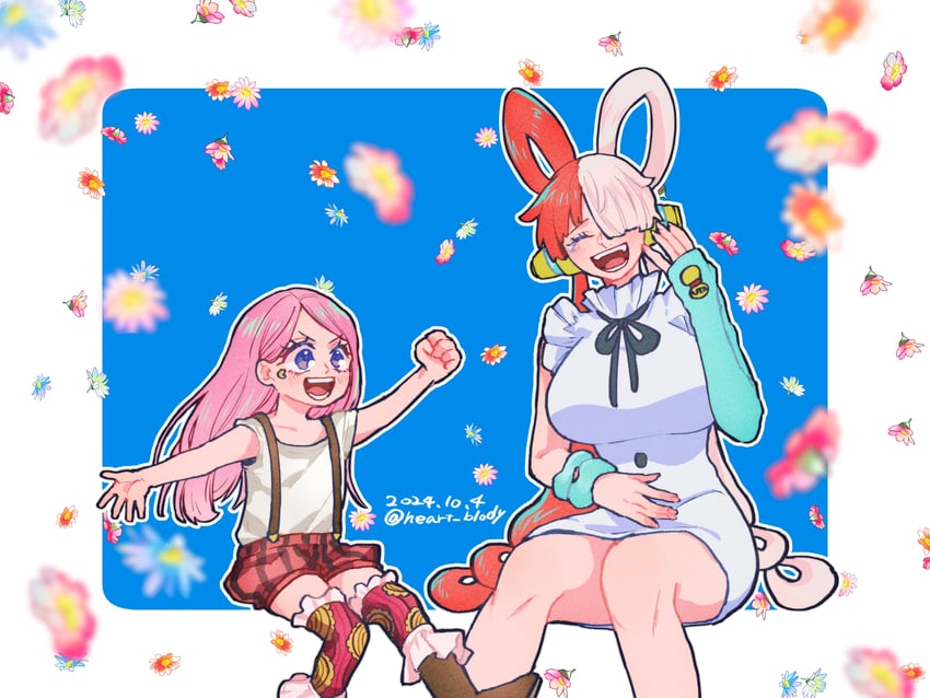 uta and jewelry bonney (one piece and 1 more) drawn by heart_blody