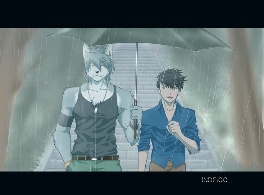 kouya aotsuki and hiroyuki nishimura (morenatsu) drawn by indeigo15