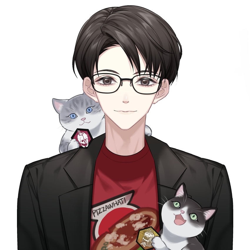 kaze ichijo (indie virtual youtuber and 1 more) drawn by okitafuji