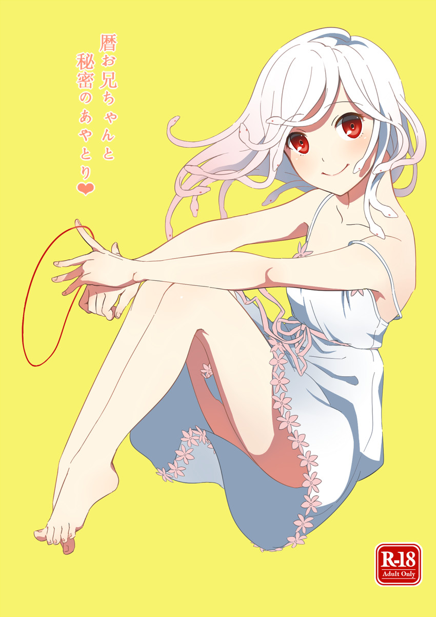 sengoku nadeko and god nadeko (monogatari and 1 more) drawn by samidarekyou
