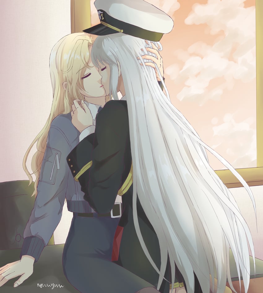 enterprise and hornet (kantai collection and 1 more) drawn by yuukiryuu_mi