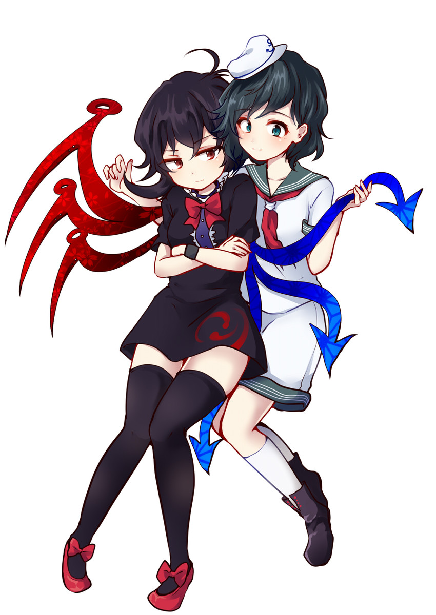 houjuu nue and murasa minamitsu (touhou) drawn by uranaishi_(miraura)