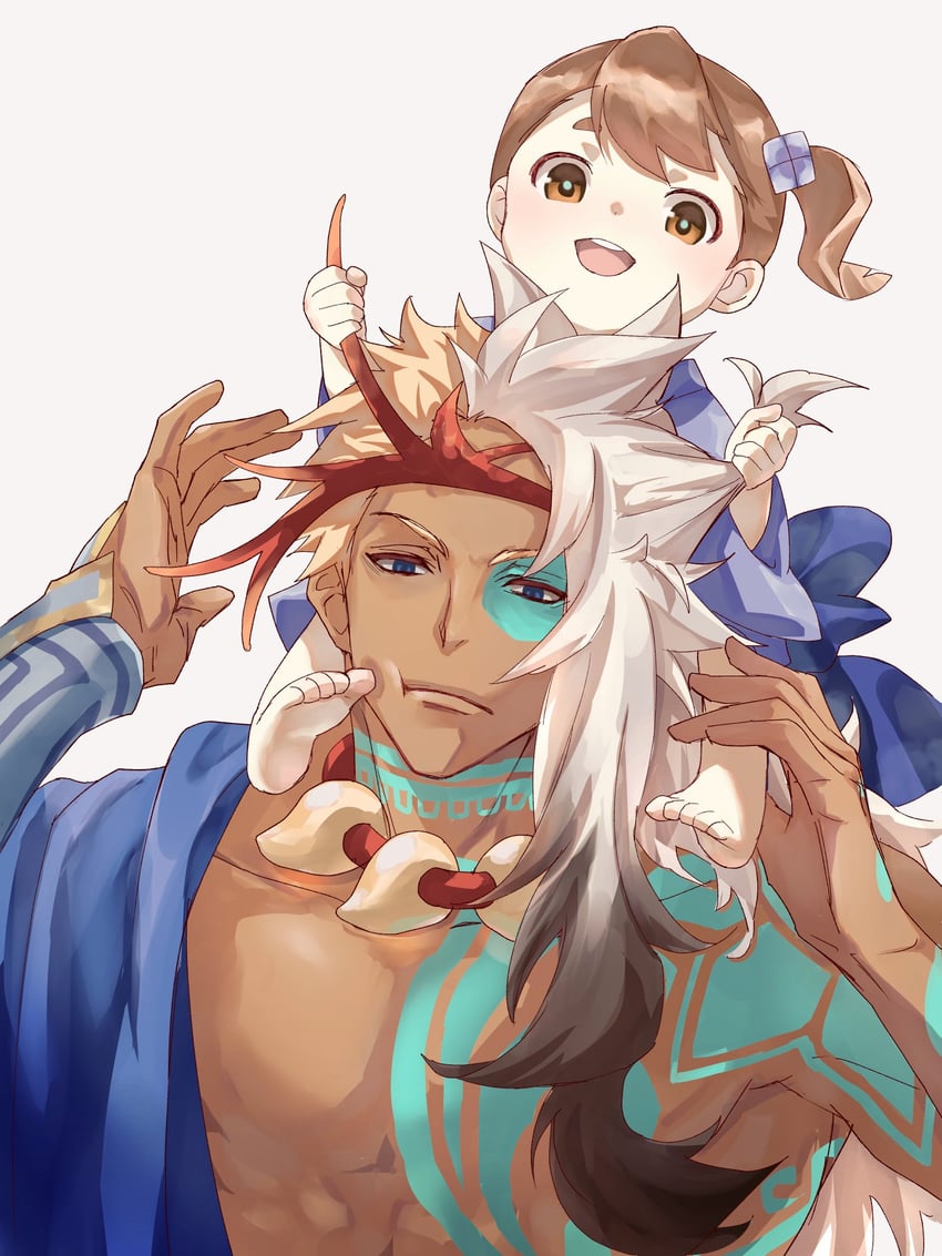 umisachi-hiko and kusumoto ine (fate and 1 more) drawn by aopix_001