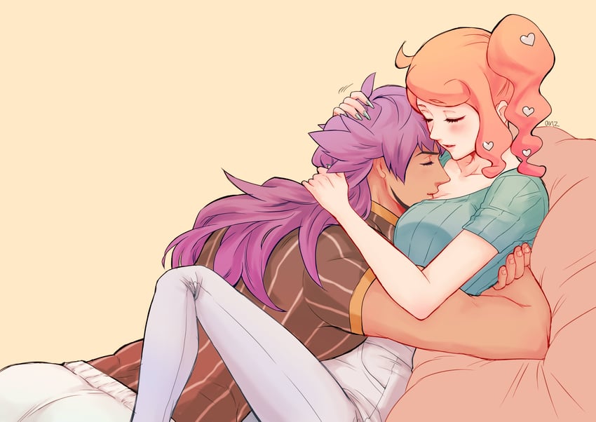 leon and sonia (pokemon and 1 more) drawn by anzu_(user_ufpf3257)