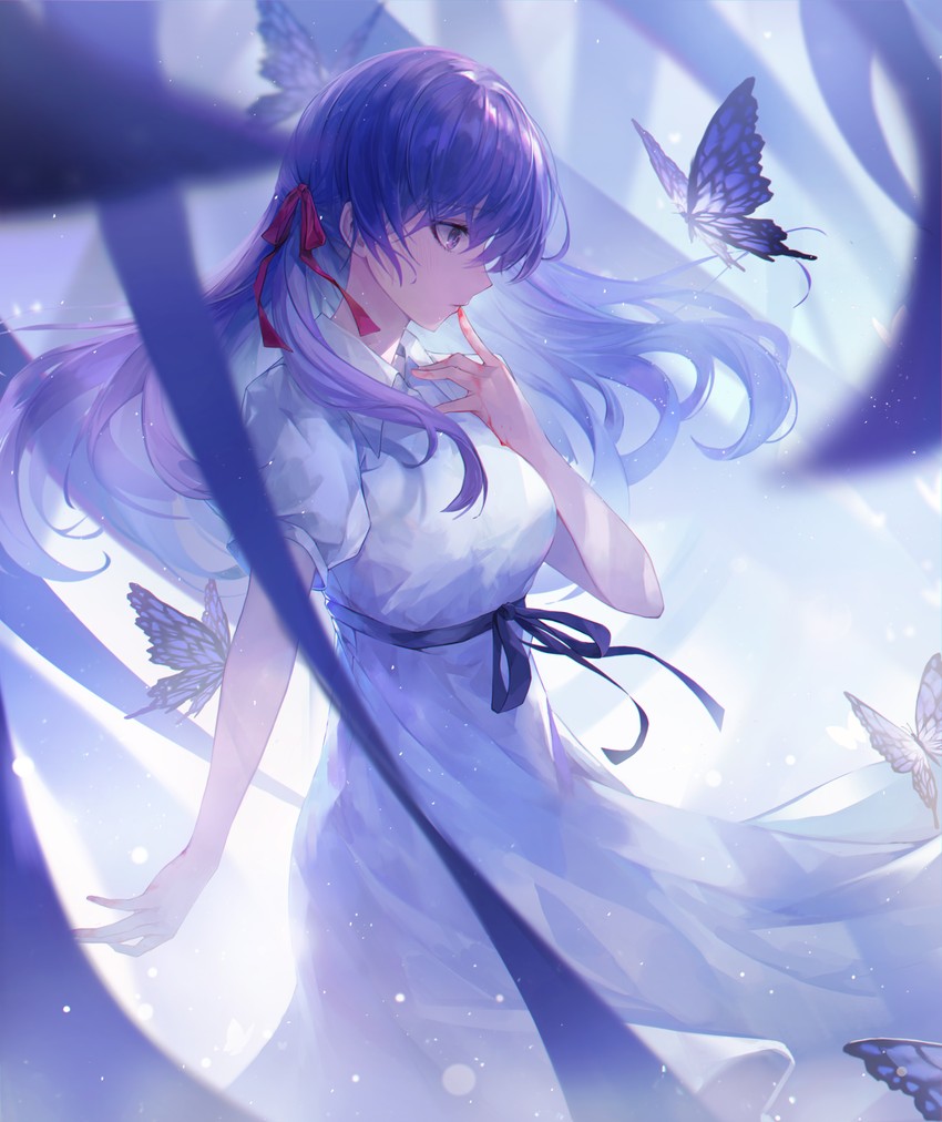 matou sakura (fate and 2 more) drawn by crystalherb