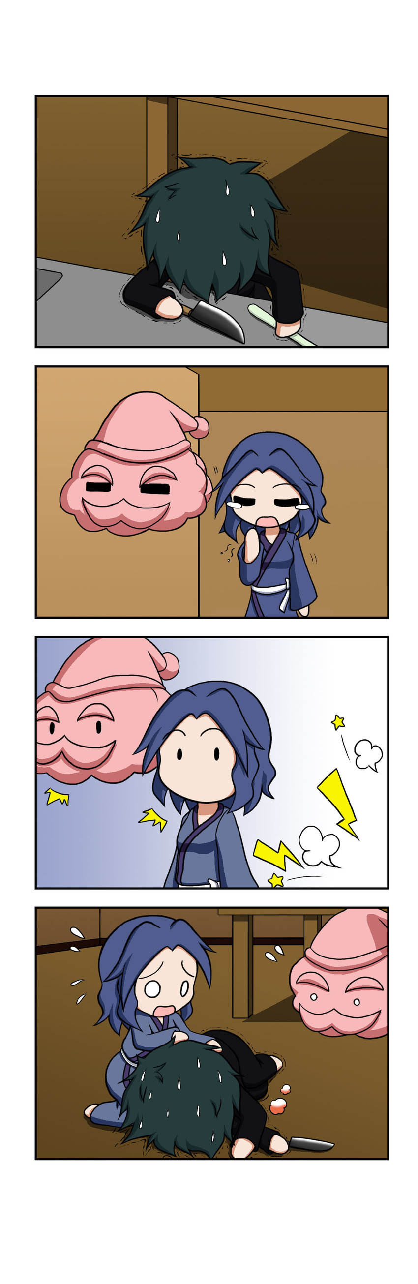 murasa minamitsu, kumoi ichirin, and unzan (touhou) drawn by rakugaki-biyori