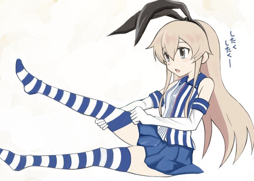 shimakaze (kantai collection and 1 more) drawn by inoue_kousei