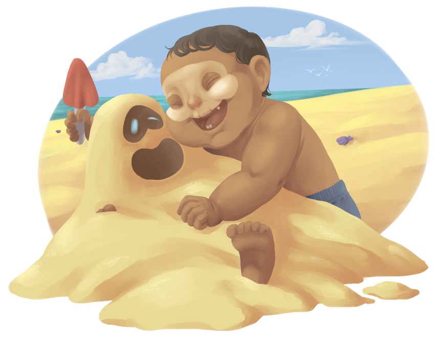 sandygast (original and 1 more) drawn by elfsama