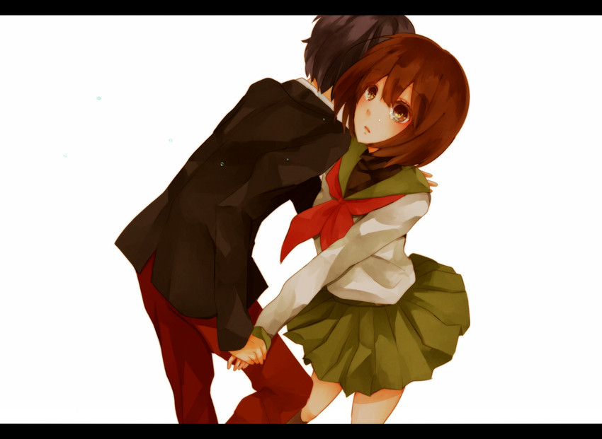 takakura shouma and oginome ringo (mawaru penguindrum) drawn by nagatsuki_(b_612)