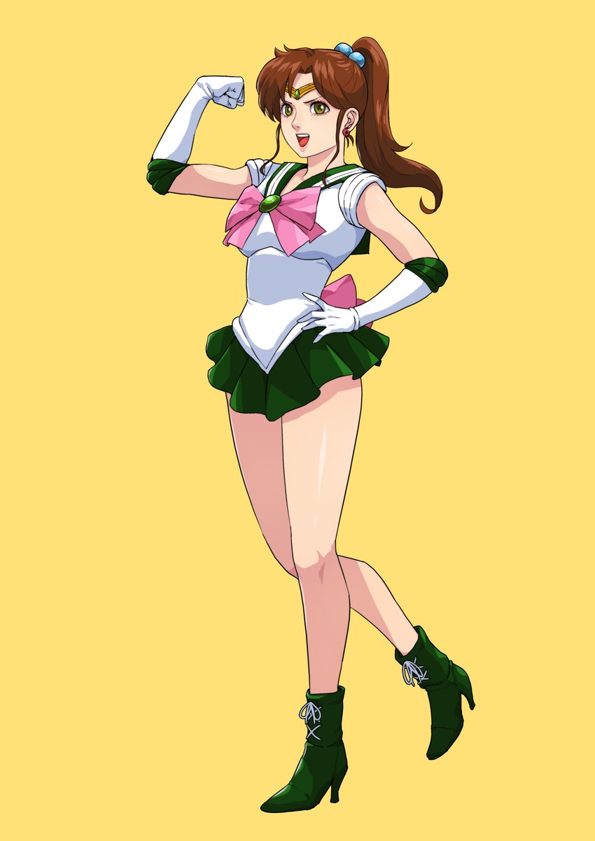 kino makoto and sailor jupiter (bishoujo senshi sailor moon) drawn by cirenk
