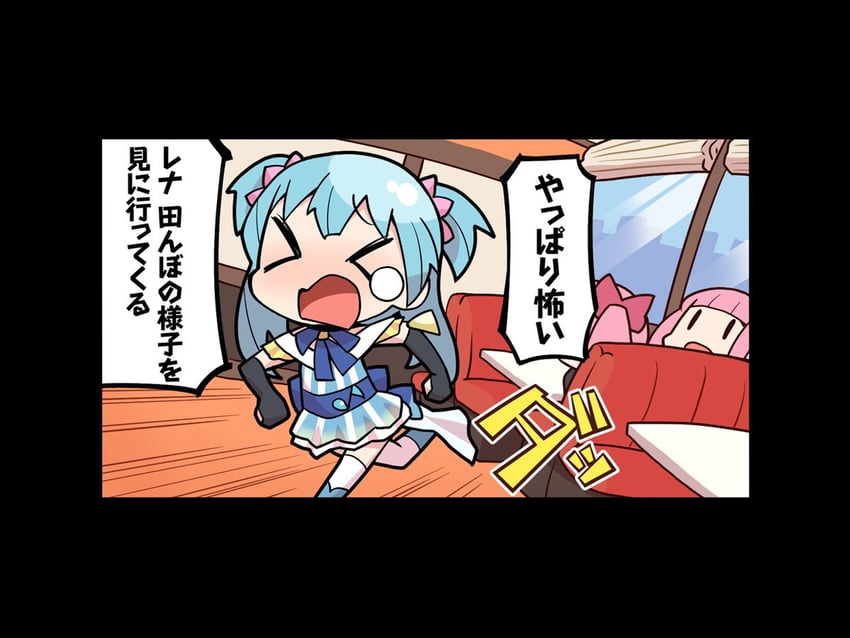 kaname madoka, tamaki iroha, and minami rena (mahou shoujo madoka magica and 1 more) drawn by papa_(shimeguru)