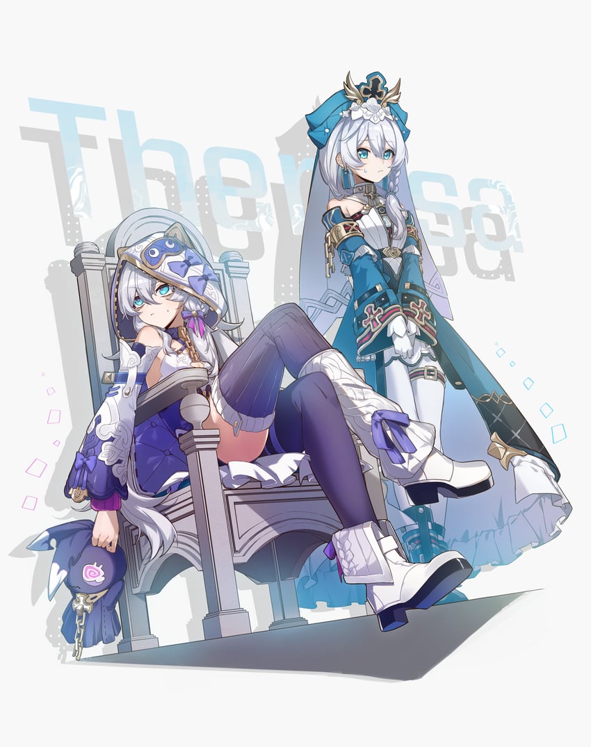 theresa apocalypse (honkai and 1 more) drawn by aiwo_o_lite