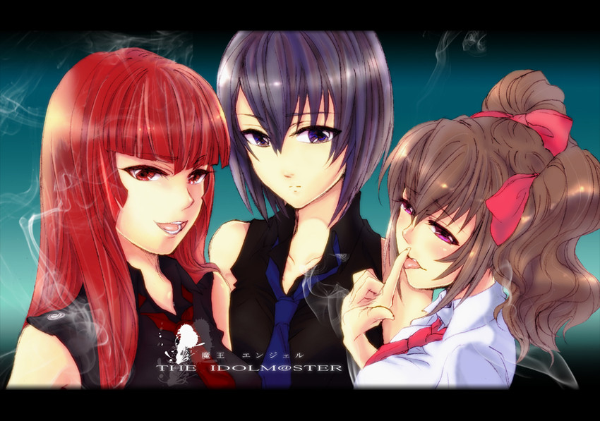 tougouji reika, sanjou tomomi, and asahina rin (idolmaster and 1 more) drawn by srd