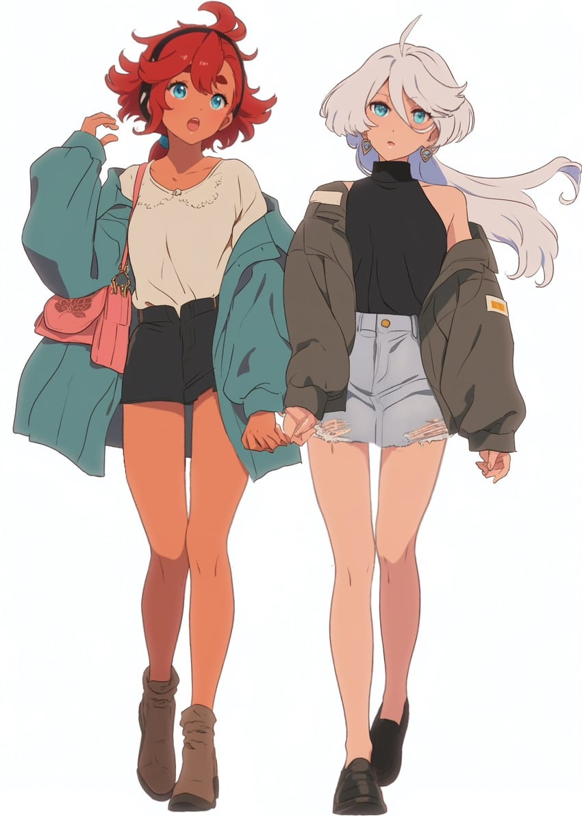 suletta mercury and miorine rembran (gundam and 1 more) drawn by yuekuratsu