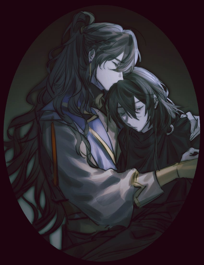 yin yu and quan yizhen (tianguan cifu) drawn by tleehis78444
