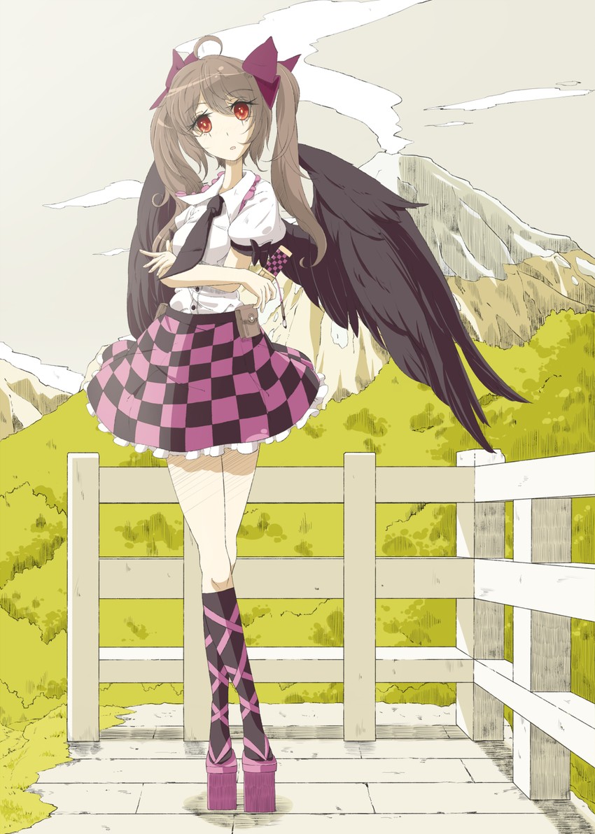 himekaidou hatate (touhou) drawn by ryuu_(tsukinoyuki)