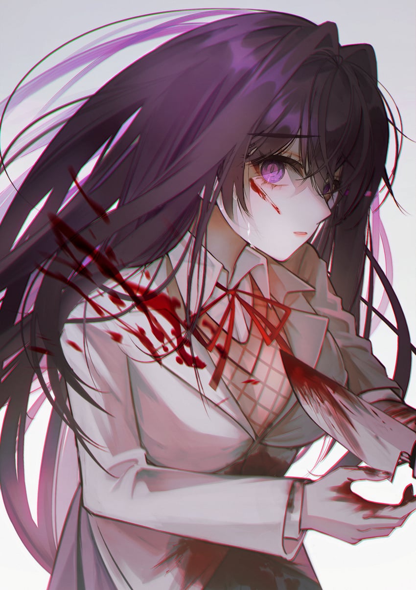 yuri (doki doki literature club) drawn by wny_(wnys_art)