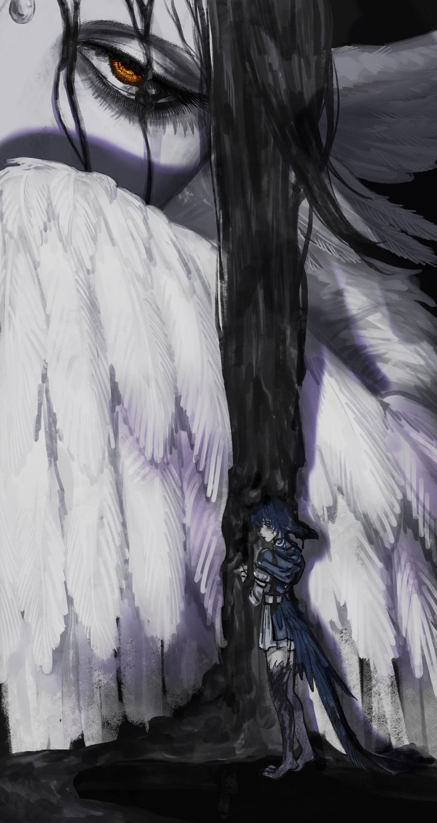 meteion and the endsinger (final fantasy and 1 more) drawn by mui0a0b