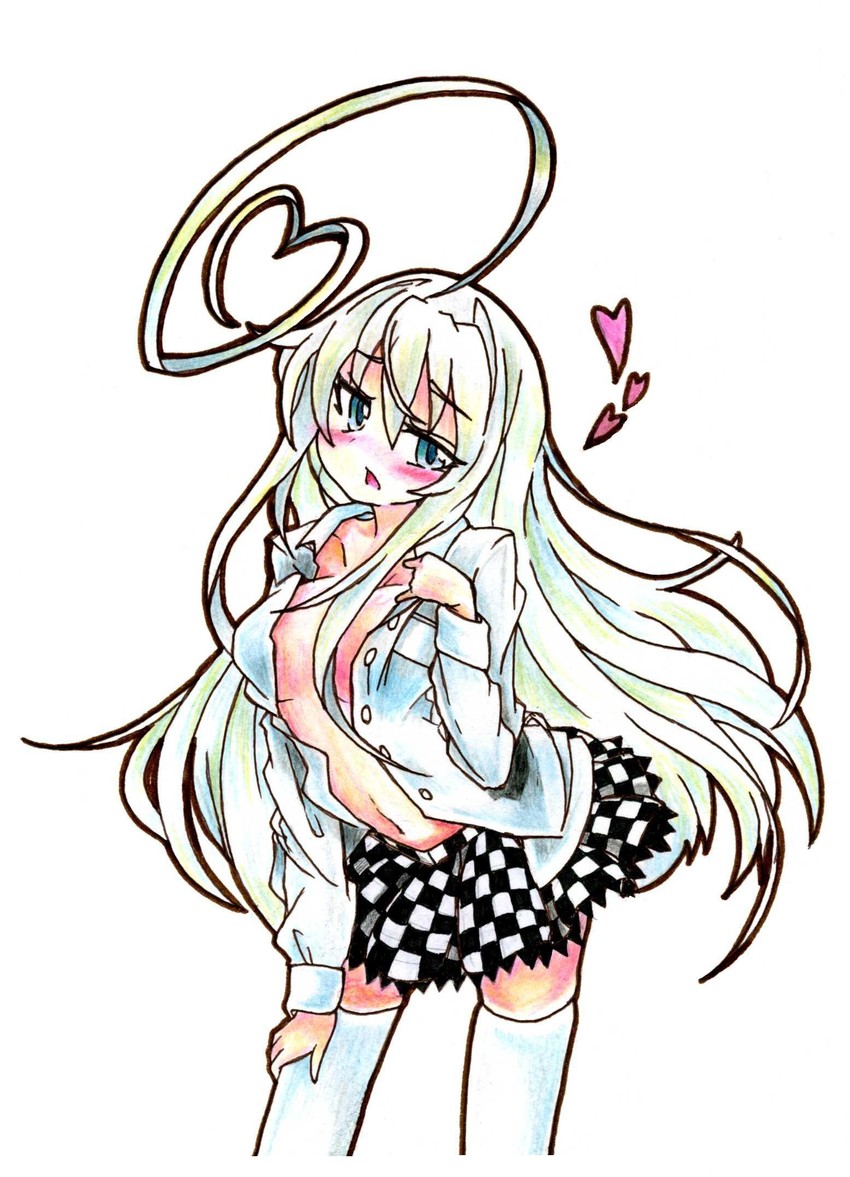nyarlathotep (haiyore! nyaruko-san) drawn by gokuu_(acoloredpencil)