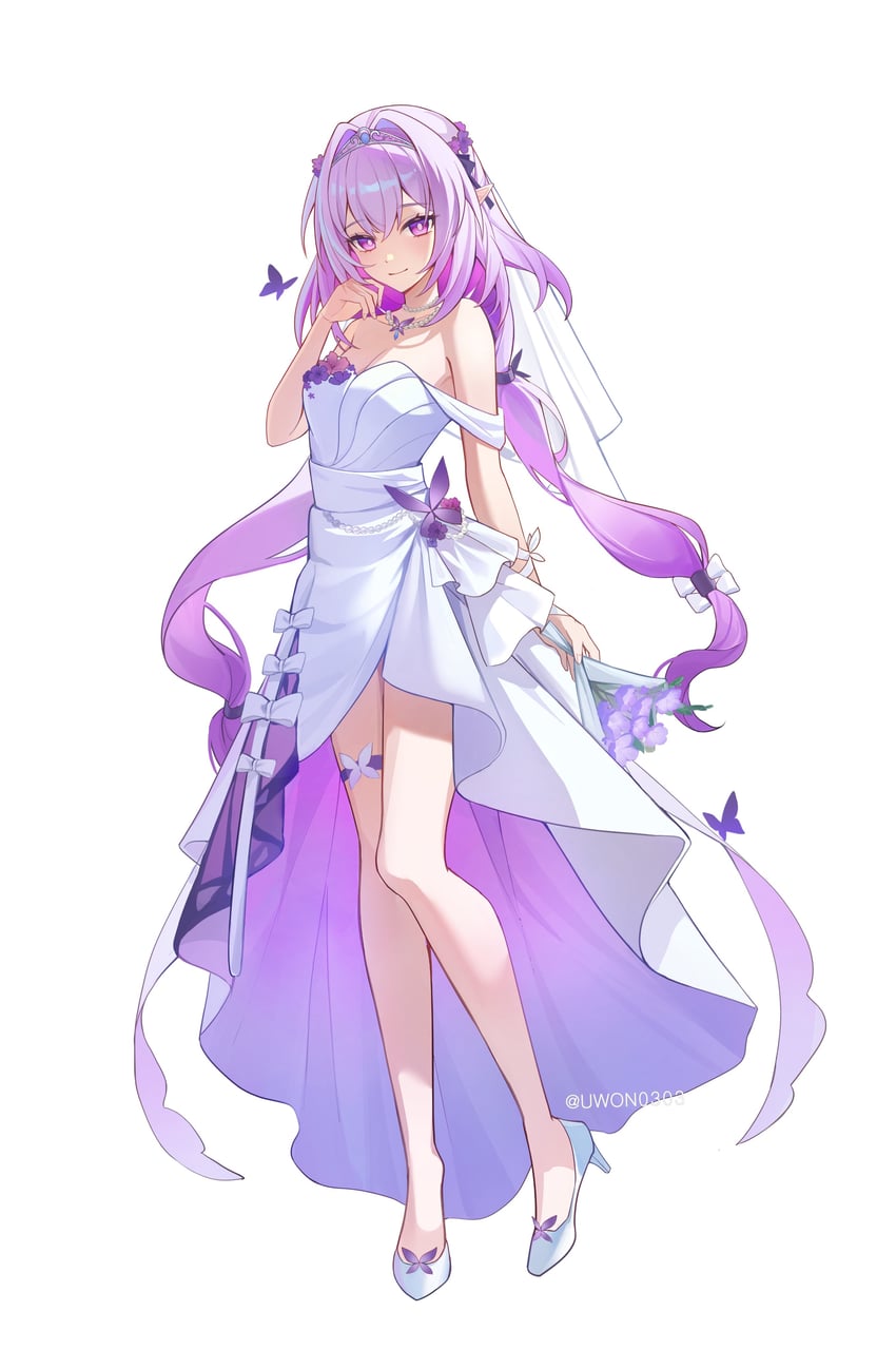 castorice (honkai and 1 more) drawn by uwon