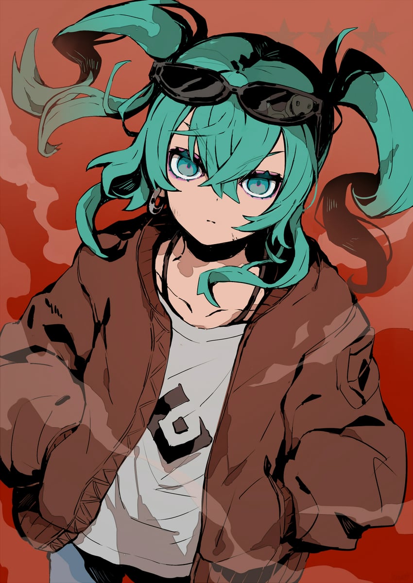 hatsune miku (vocaloid and 1 more) drawn by keijou_(cave)