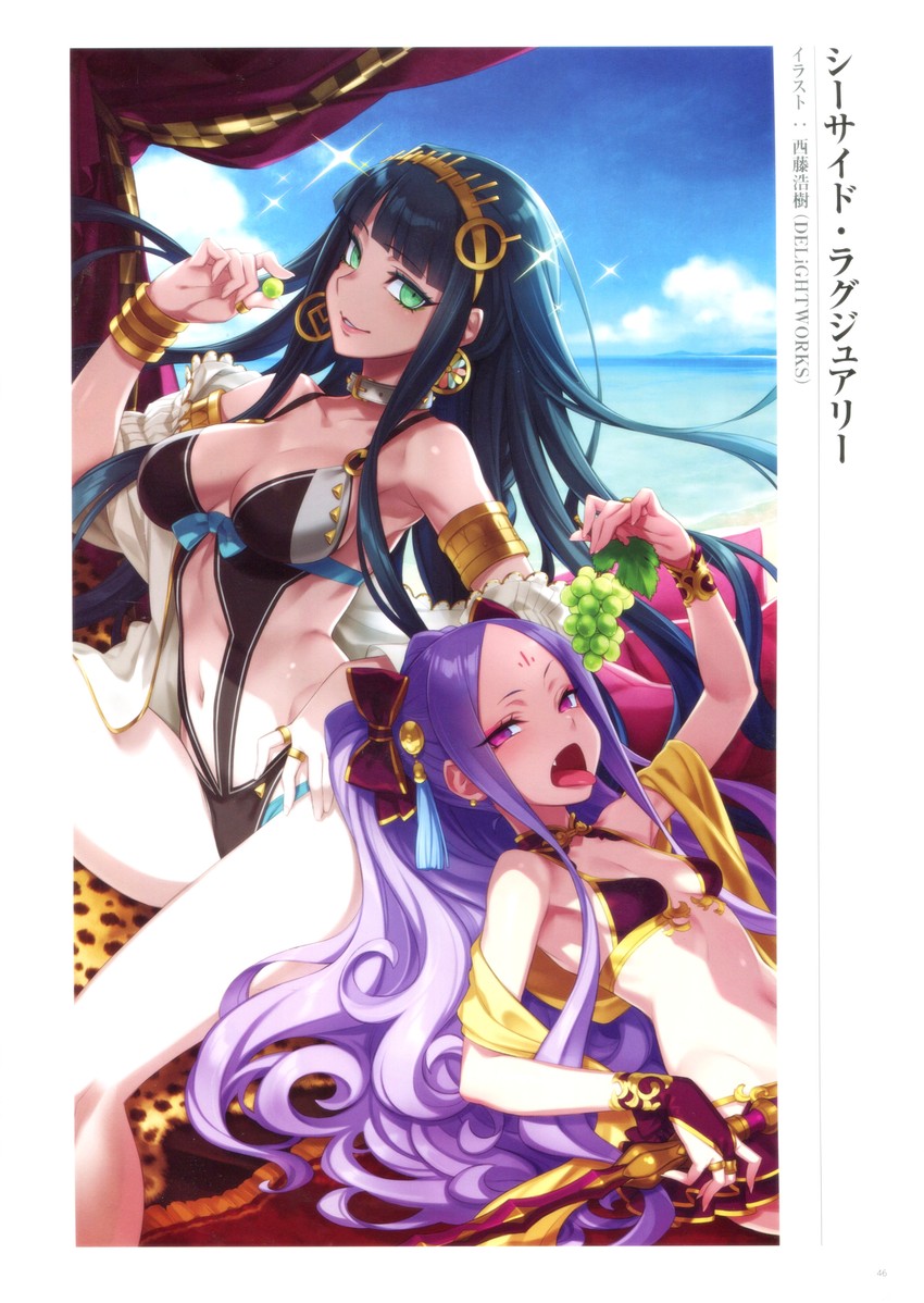 wu zetian and cleopatra (fate and 1 more) drawn by saitou_hiroki
