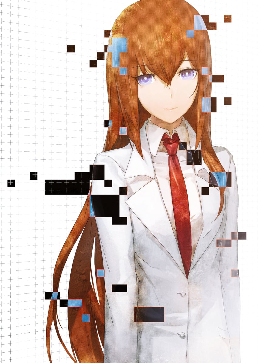 makise kurisu (steins;gate and 1 more) drawn by huke