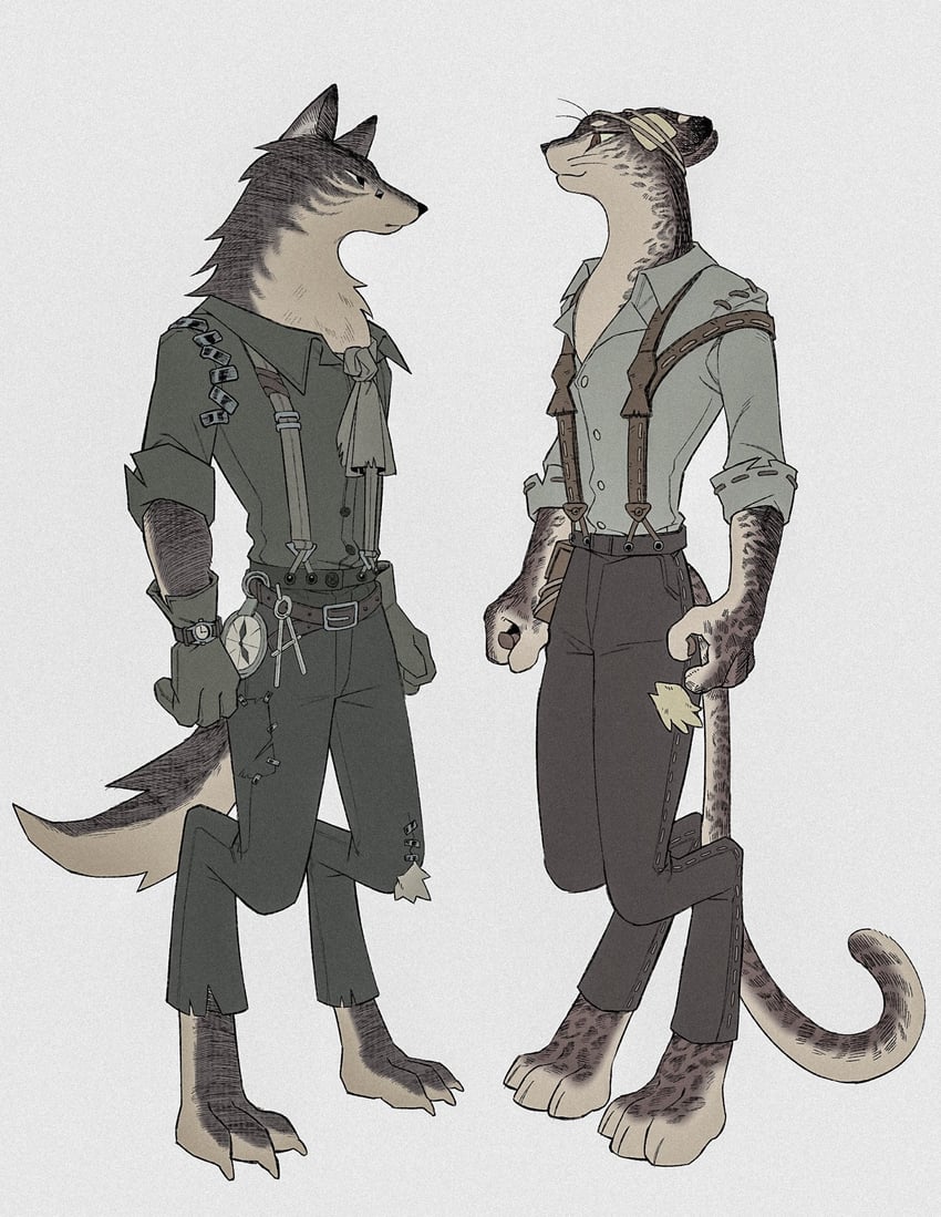 norton campbell and luchino diruse (identity v) drawn by qe708zx