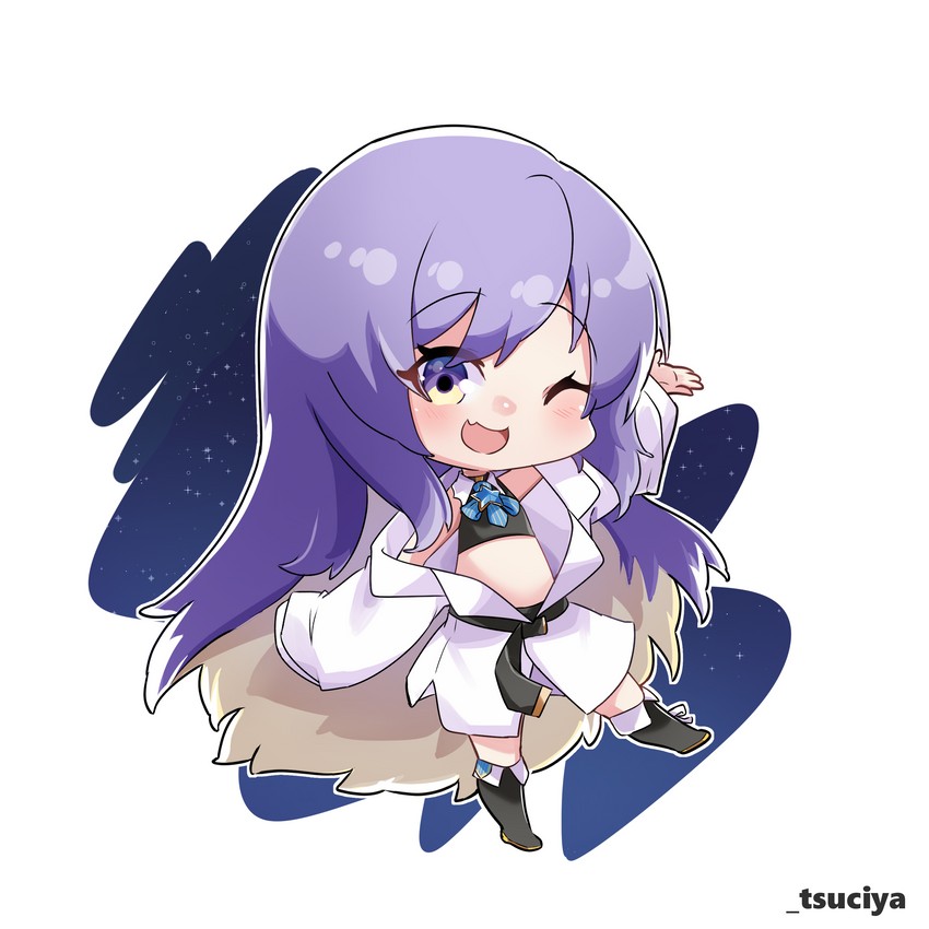 moona hoshinova (hololive and 1 more) drawn by tsuciya