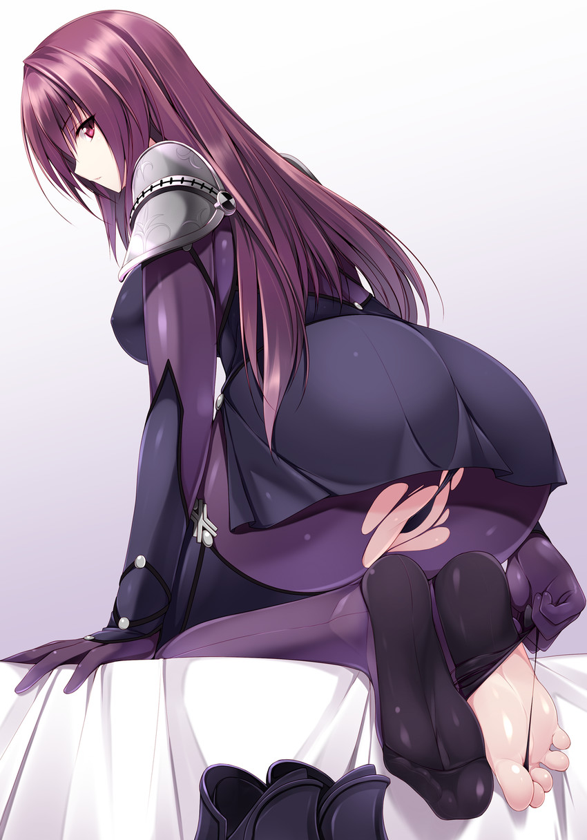 scathach (fate and 1 more) drawn by ruton-niki