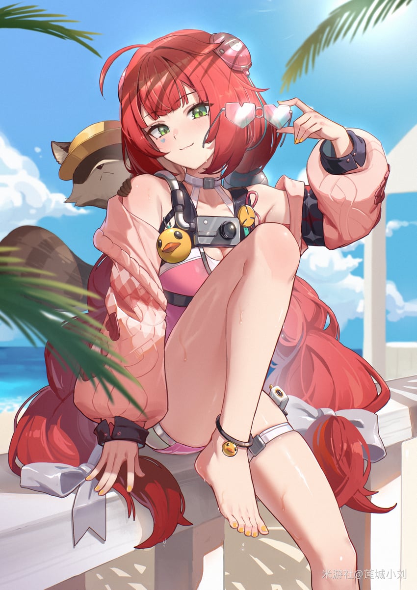 ukinami yuzuha (zenless zone zero) drawn by hasu_no_shiro