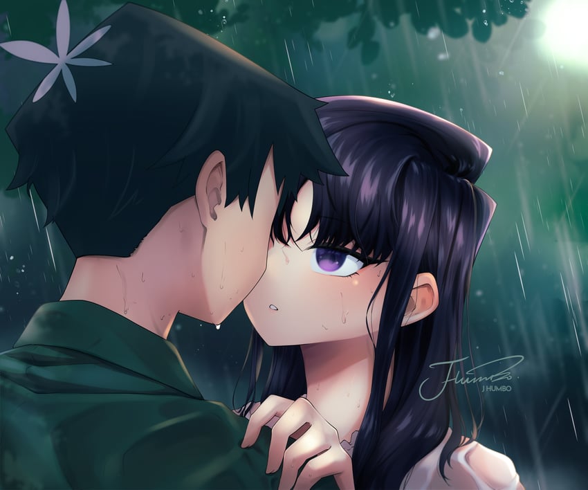 komi shouko and tadano hitohito (komi-san wa komyushou desu) drawn by j_humbo