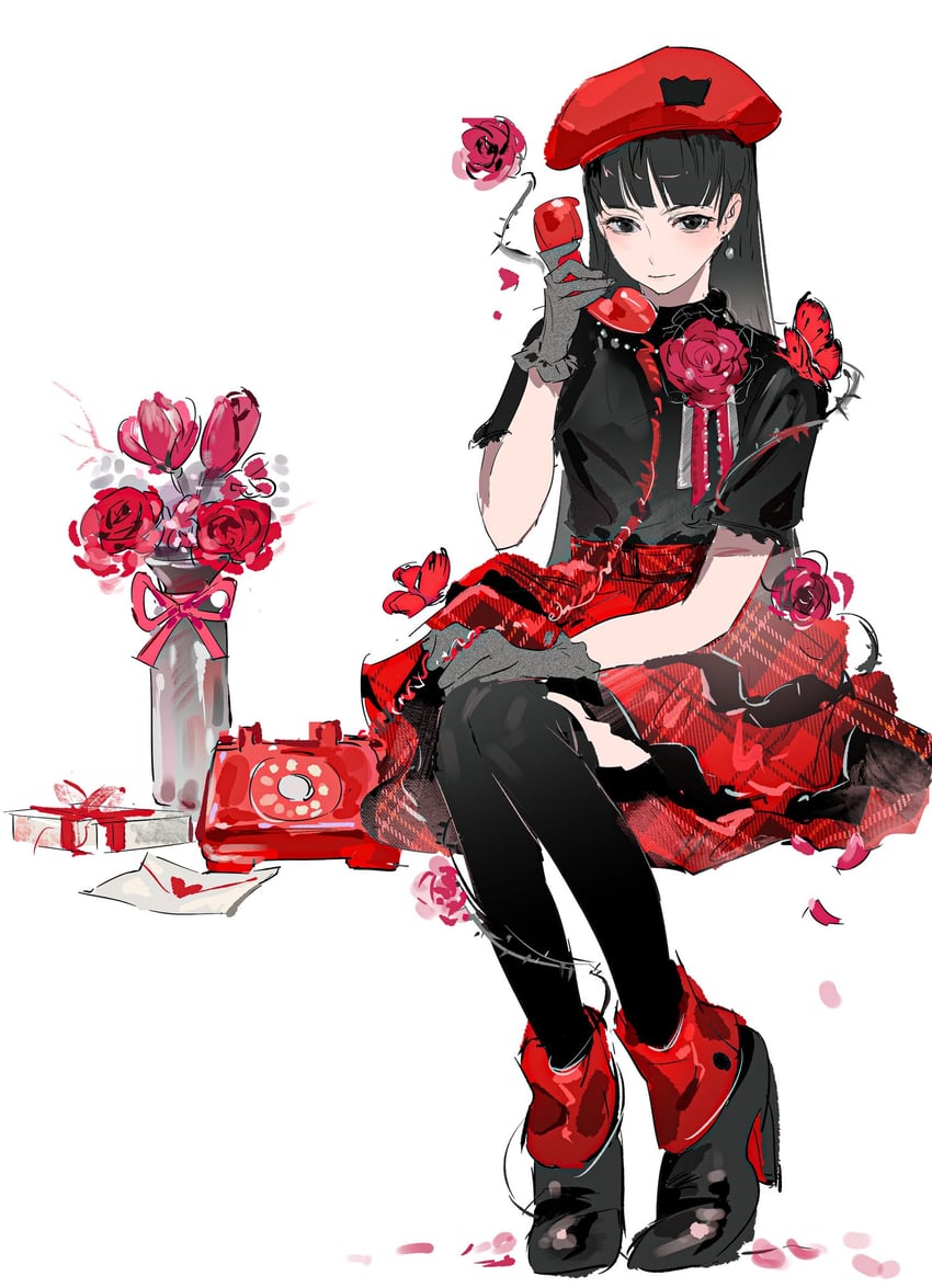amagi yukiko (persona and 1 more) drawn by 26duuuu